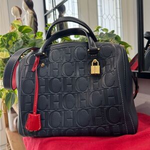 CAROLINA HERRERA/ Andy 7 Locked Medium Handbag